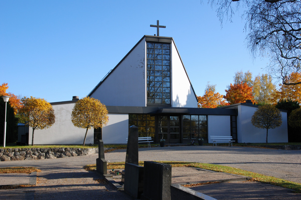 Johanneskapellet Fasaden och huvudingången till Johanneskapellet