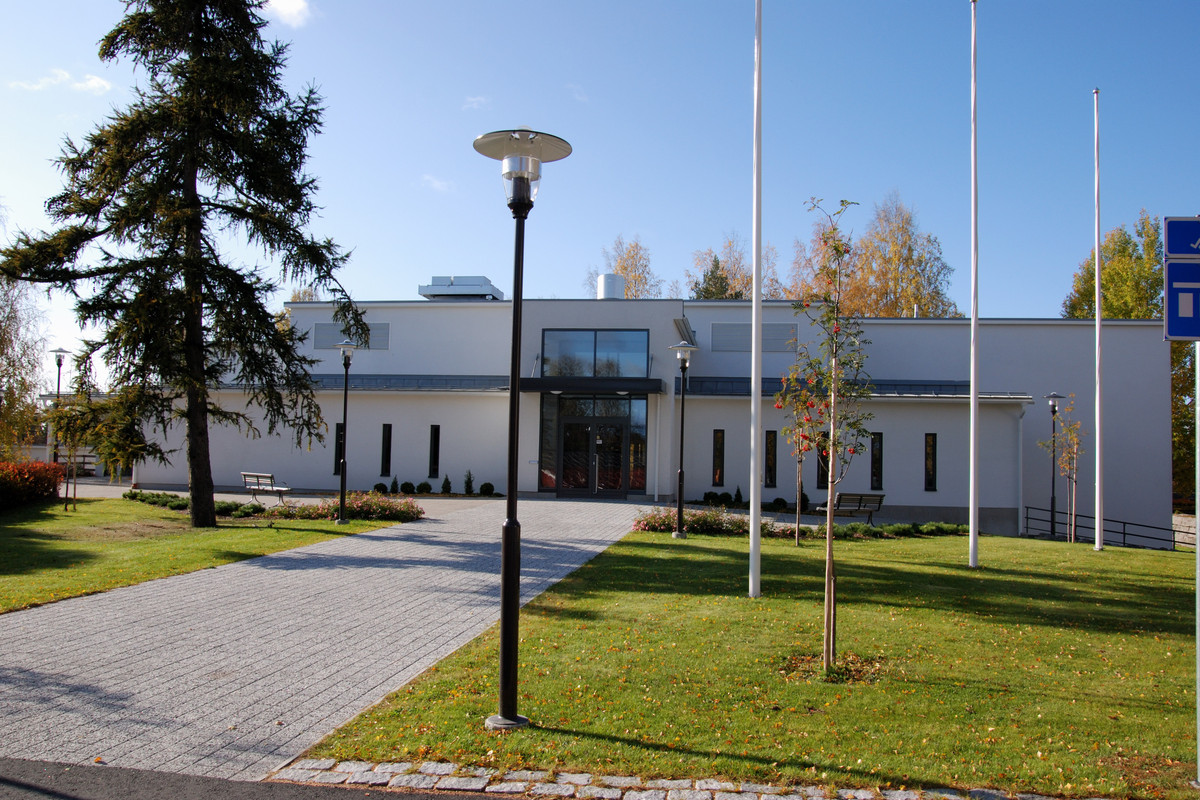 Kyrkostrands församlingshem Huvudingången till Kyrkostrands församlingshem